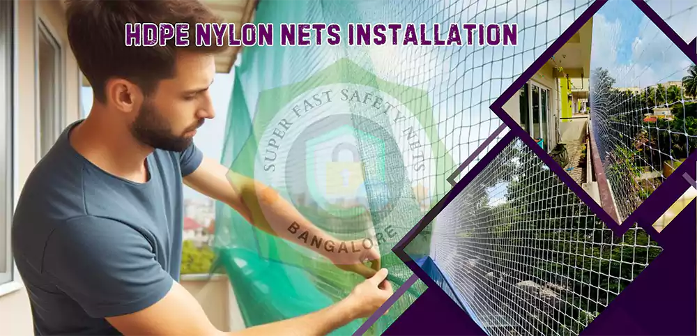 HDPE Nylon Nets Fixing Bangalore