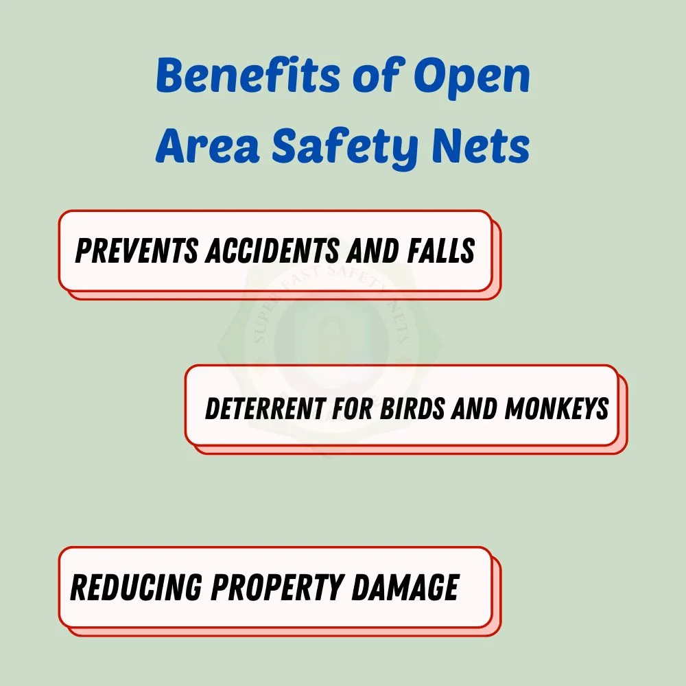 Open Area Safety Net Installation